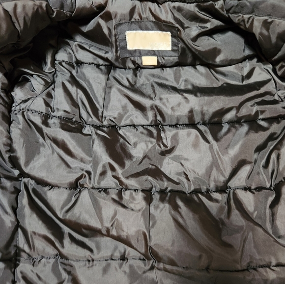 Michael Kors Faux Fur Hood Jacket Sz 5/6 Girls - Picture 4 of 10